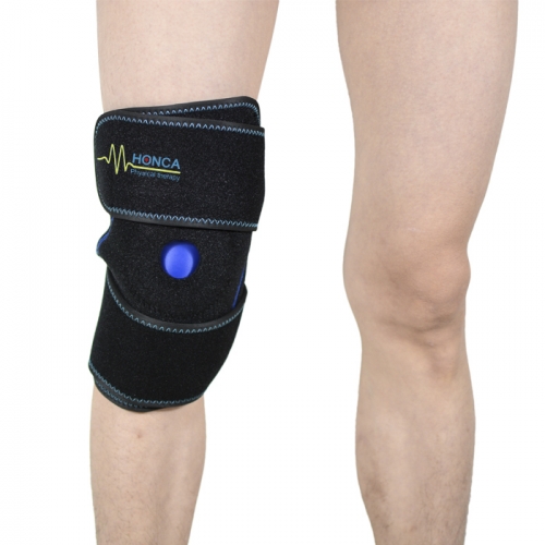 Knee gel pack wrap